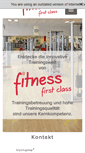 Mobile Screenshot of fitness-first-class.de